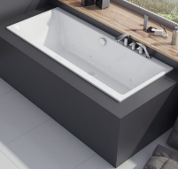 PRYZMAT SLIM Wanna akrylowa prostokątna 180x80 cm , biała