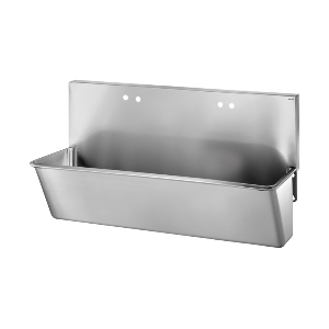 Umywalka chirurgiczna wysoka ścianka, 4 otwory , stal nierdzewna