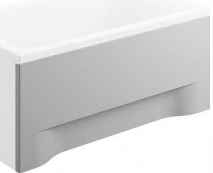 Obudowa akrylowa do wanny prostokątnej - front 120x54 cm , biała