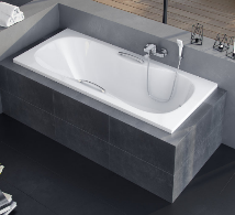 CLESIS LUX Wanna akrylowa prostokątna 170x75 cm , biała