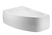 Obudowa do wanny asymetrycznej  L , 150 cm , biała