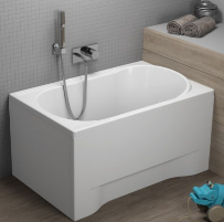MINI Wanna prostokątna dla dzieci , 110x70 cm , biała