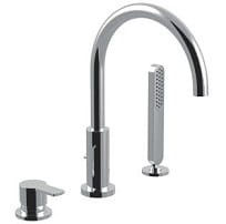 SURF Bateria nawannowa 3-otworowa z zestawem prysznicowym , chrom