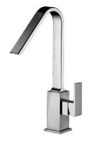 PABLOLUX Bateria umywalkowa 31 cm bez korka , wylewka zagięta , chrom