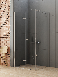 NEW SOLEO PLUS  kabina prysznicowa 100x100 cm kwadratowa L