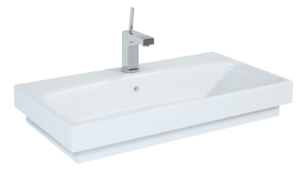 LUNA Umywalka ceramiczna , meblowa 81 cm