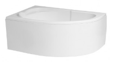 STANDARD  Wanna narożna asymetryczna L 130x85 cm