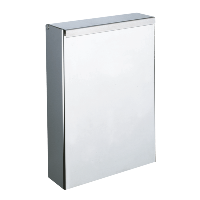 Pojemnik na odpady papierowe , z pokrywą ,4,5 l , błyszczący 