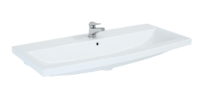 MILOS Umywalka ceramiczna , meblowa 80 cm