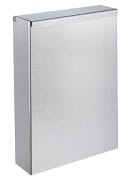 Pojemnik na odpady papierowe , z pokrywą ,4,5 l , inox satynowy