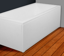 Obudowa czołowa do wanny , 170x58 cm , biała