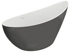 ZOE Wanna akrylowa wolnostojąca 180 x 80 cm , grafit
