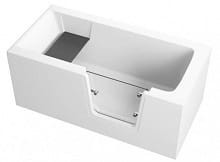 Obudowa akrylowa do wanny prostokątnej Avo- front 140x54 cm , biała