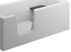 Obudowa akrylowa do wanny prostokątnej Vovo - front 140x54 cm , biała