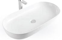 VERSO GRANDE Umywalka nablatowa 80x40 cm , biała