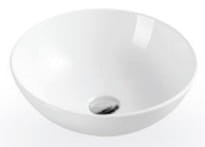 ROUND Umywalka nablatowa 40 cm , biała