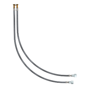 PEX Wężyki obrotowe W3/8"  L.465 mm w osłonie z plecionego Inoxu