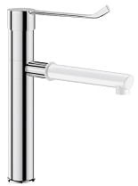 SECURITHERM Bateria do umywalki z regulatorem ciśnienia , H.180 mm , ruchoma wylew