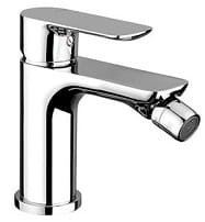 SLATE Bateria bidetowa 14 cm z korkiem , chrom