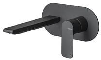 SLATE BLACK Bateria umywalkowa podtynkowa , czarna