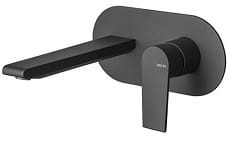 TIMEA BLACK Bateria umywalkowa podtynkowa , czarna