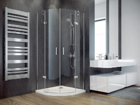 BESCO Viva kabina prysznicowa 195x80 półokrągła