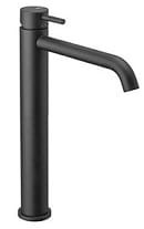 MAIRA BLACK Bateria umywalkowa 32 cm z korkiem , czarna