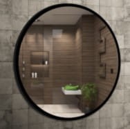 MELIE Lustro 80 cm , rama czarna