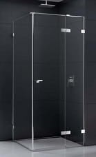 EVENTA Kabina prostokątna 100x120 cm P , uchylne , ścianka stała