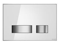 MOVI Przycisk spłukujący , białe szkło