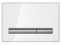 PILOT Przycisk spłukujący , białe szkło