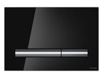 PILOT Przycisk spłukujący , czarne szkło