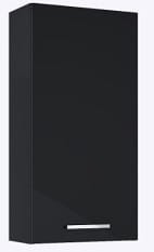 KWADRO PLUS Komoda wisząca 40x80x21,6 cm, 1D , czarna