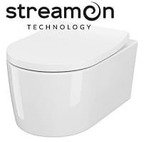 INVERTO Misa WC podwieszana z deską slim wrap , biała