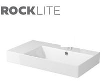 INVERTO Umywalka meblowo-nablatowa 80 cm L, prostokątna