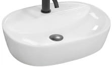 CARINA Umywalka nablatowa 50x38,5 cm , biała 