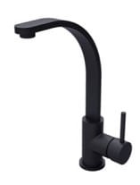 BESCO Decco I Bateria umywalkowa , czarna matowa