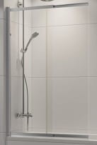 SENSI Parawan nawannowy 100x150 cm , 2-elementowy , chrom