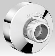 ZŁĄCZKA prosta  do instalacji zaściennej , L. 90mm