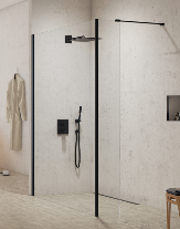 NEW MODUS BLACK Kabina prysznicowa  walk in 140/30 cm