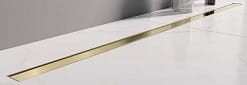 VISIO SLIM GOLD Odpływ liniowy 90 cm , ruszt złoty polerowany