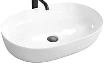 CLEO Umywalka nablatowa 61x41 cm , biała