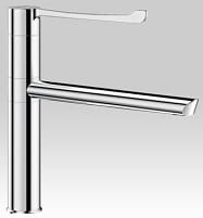 BIOSAFE Bateria mechaniczna do umywalki , wylewka ruchoma , H.300 L.250