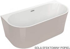 SOLA Wanna wolnostojąca przyścienna 160 x 75 cm , popiel