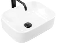 DEMI MINI Umywalka nablatowa 41x31 cm , biała