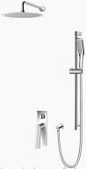 DESSO Zestaw natryskowy podtynkowy IV , deszczownica 25 cm ,słuchawka z wężem , chrom