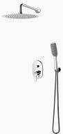 CENTO Zestaw natryskowy podtynkowy , deszczownica 25 cm  ,słuchawka z wężem , chrom