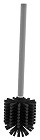 Szczotka do WC z uchwytem , Inox antracytowy