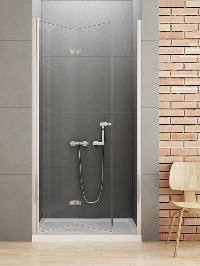 New SOLEO  Drzwi prysznicowe  120 cm  wnękowe L