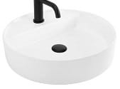 RONDA Umywalka nablatowa , 45 cm , biała